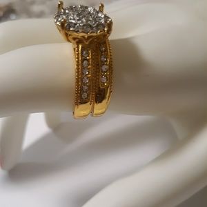 Gold filled diamond ring